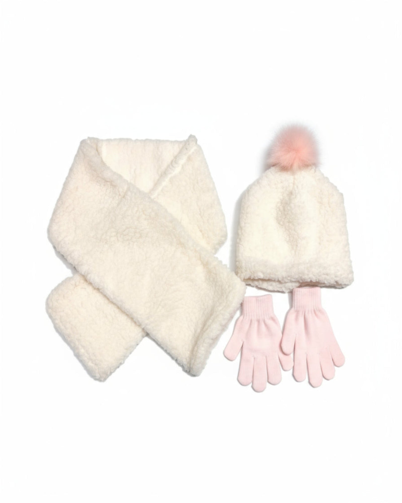SHERPA - 3 Piece Set Hat, Scarf and Gloves