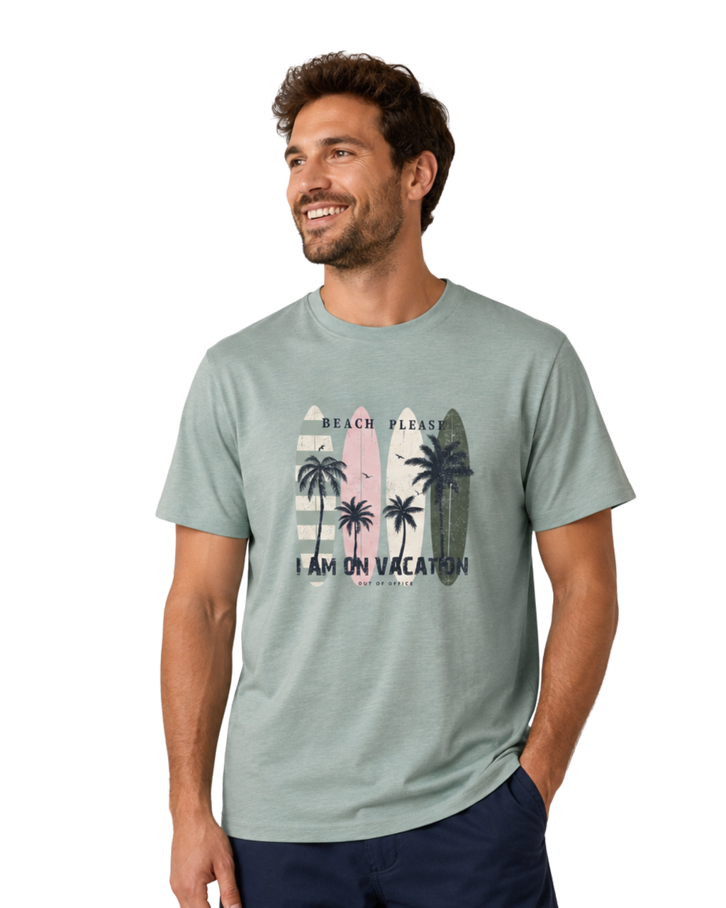 LIVERGY - Men’s Pure Cotton Fitted T-Shirt