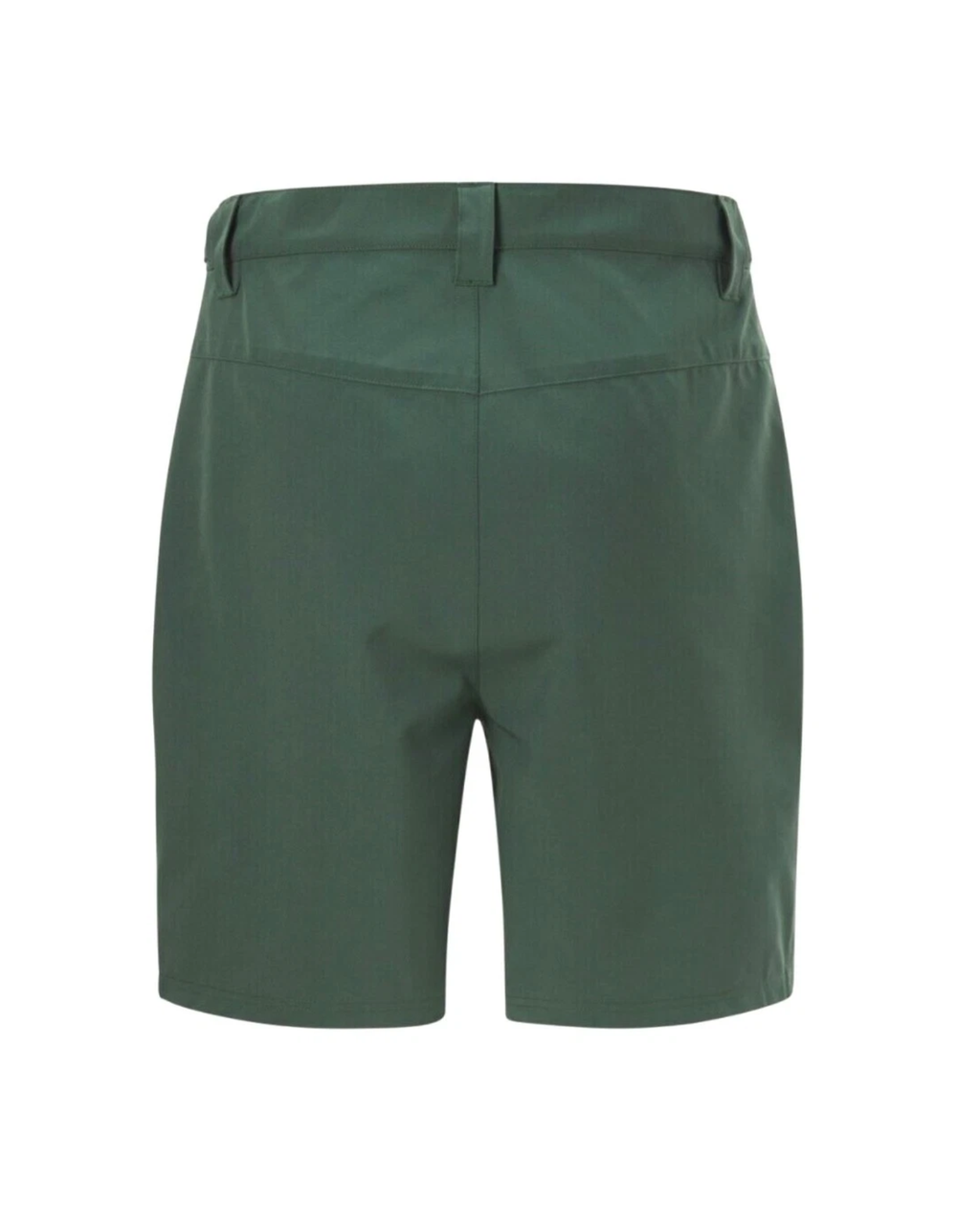 Green shorts on a white background