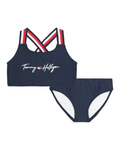 Tommy Hilfiger bikini set with logo on a white background