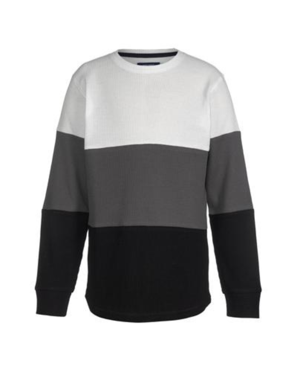 UNIVIBE - Big Boys Carrey Color Blocked Thermal T-shirt