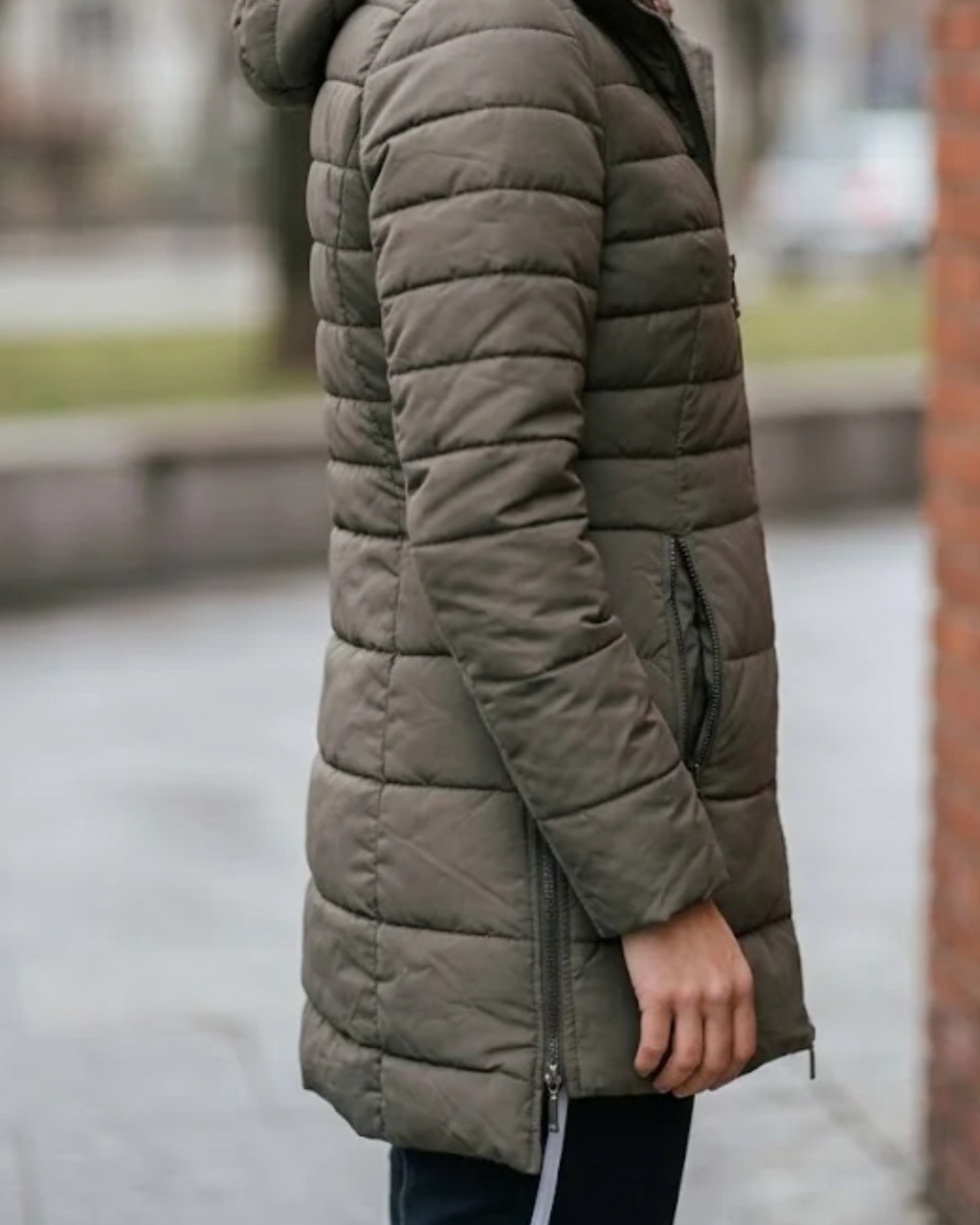 AMBER & JUNE - Women’s Sherpa-Lined Hooded Quilted Parka Coat