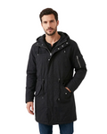 PULL&BEAR - Long Lightweight Parka Jacket with Utility Details