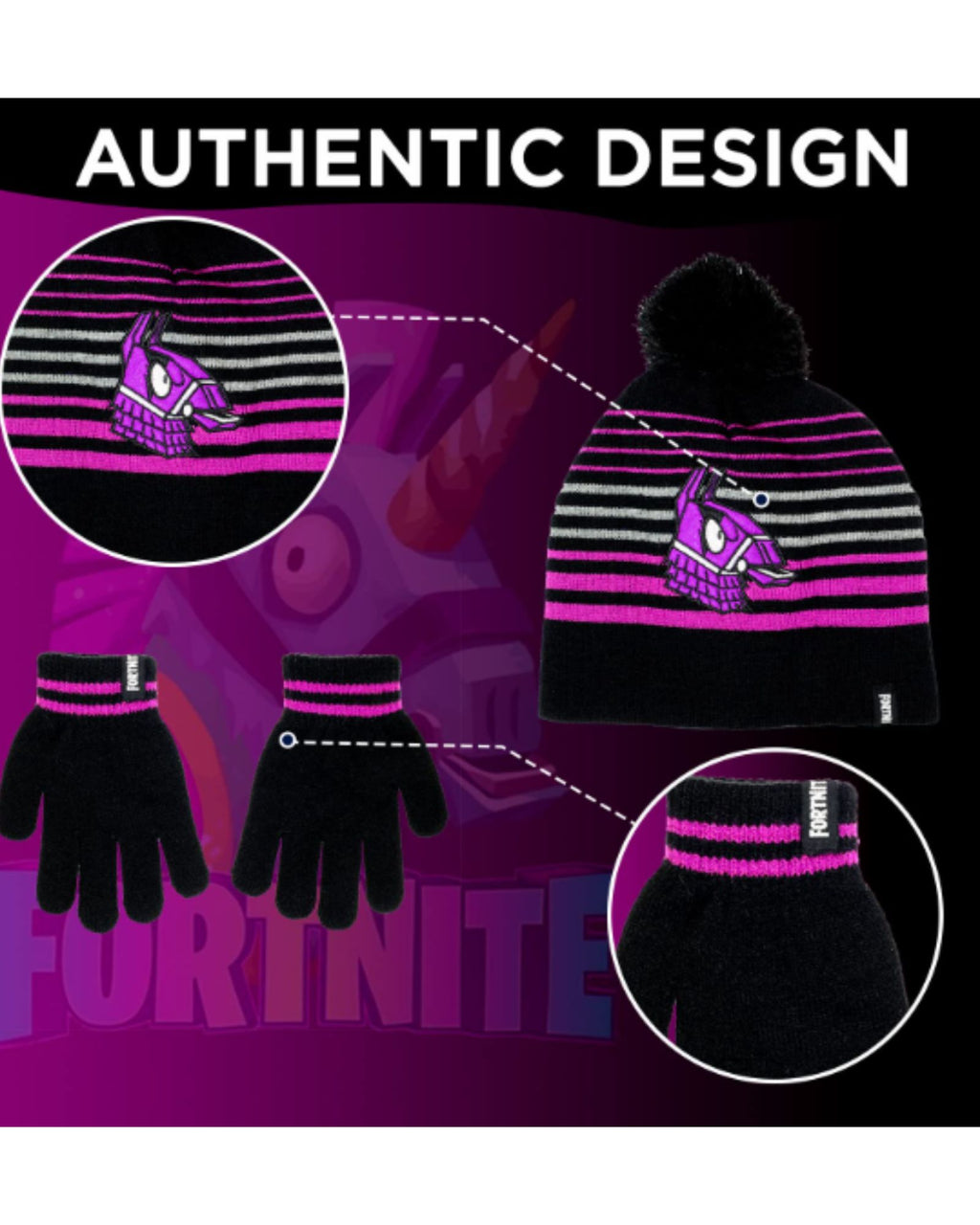 BERKSHIRE - Fortnite Hat & Gloves Set