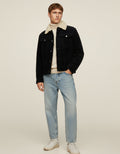 PULL&BEAR - Corduroy Sherpa Jacket