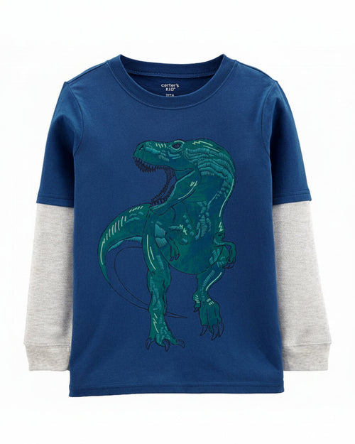 CARTER'S - Dinosaur Boys Long Sleeve Shirt