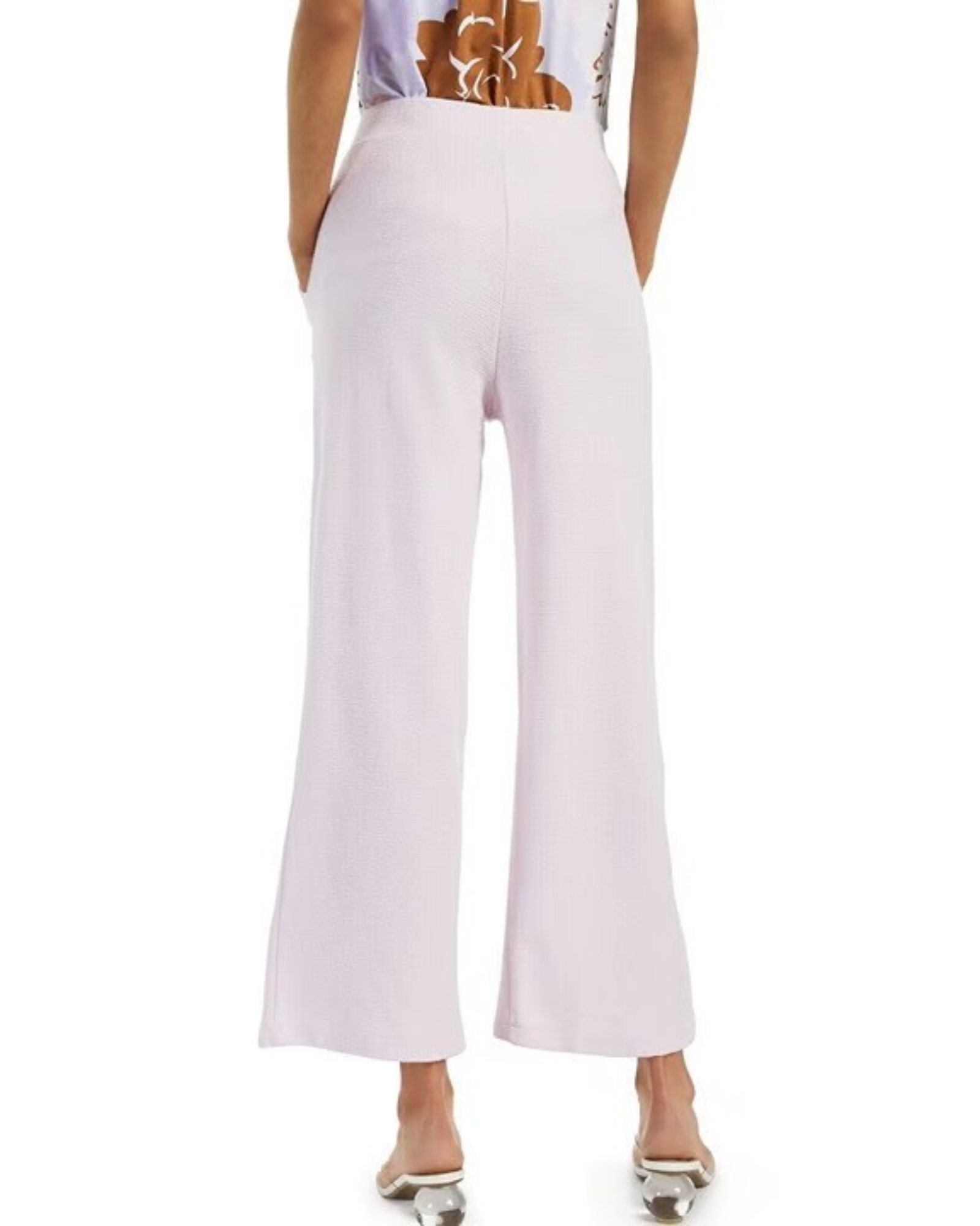 ALFANI - Modern Lounge Wide-Leg Pants Lavender Rain Pink