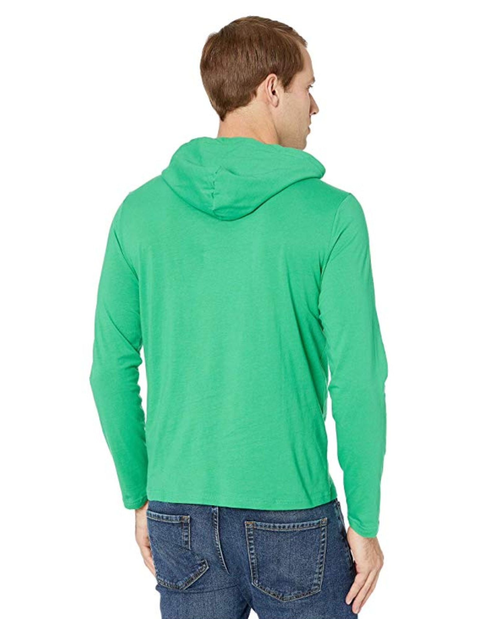 POLO RALPH LAUREN - Jersey Long Sleeve Hooded T-Shirt (Golf Green)