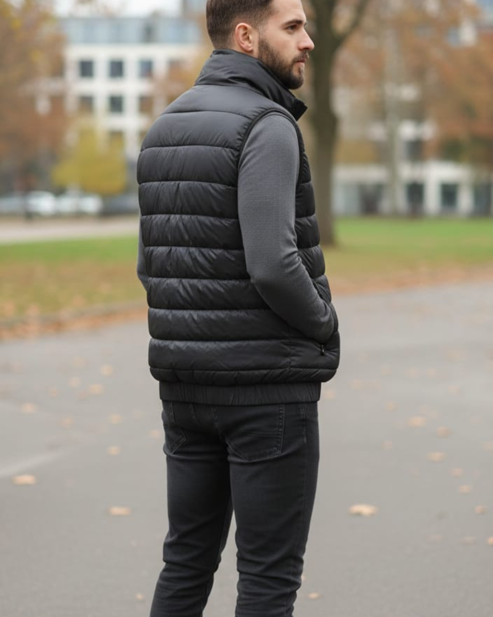 GAP - Men's Lightweight Quilted Puffer Ves