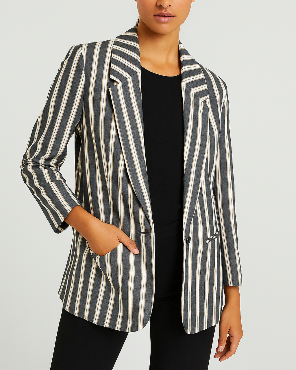 BAR III - Women's 3/4-Sleeve Blazer