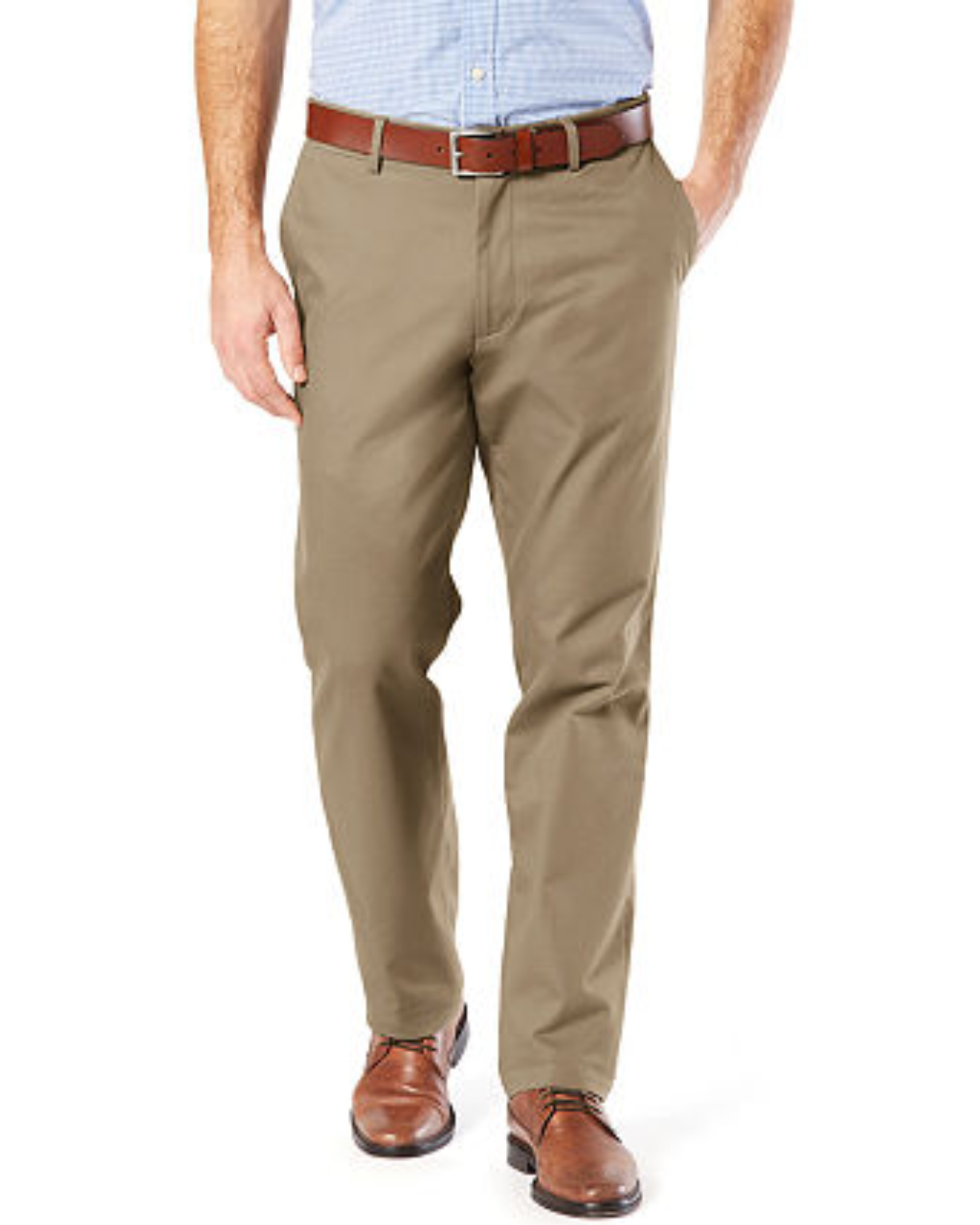 DOCKERS - Men's Straight Fit Signature Lux Cotton Stretch Pant