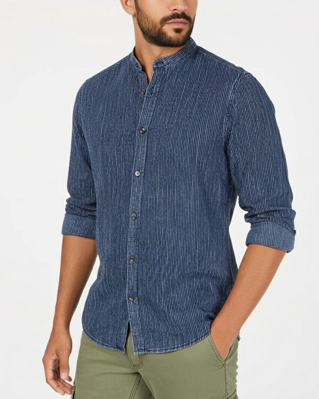 INC - Men's Banded Shirt