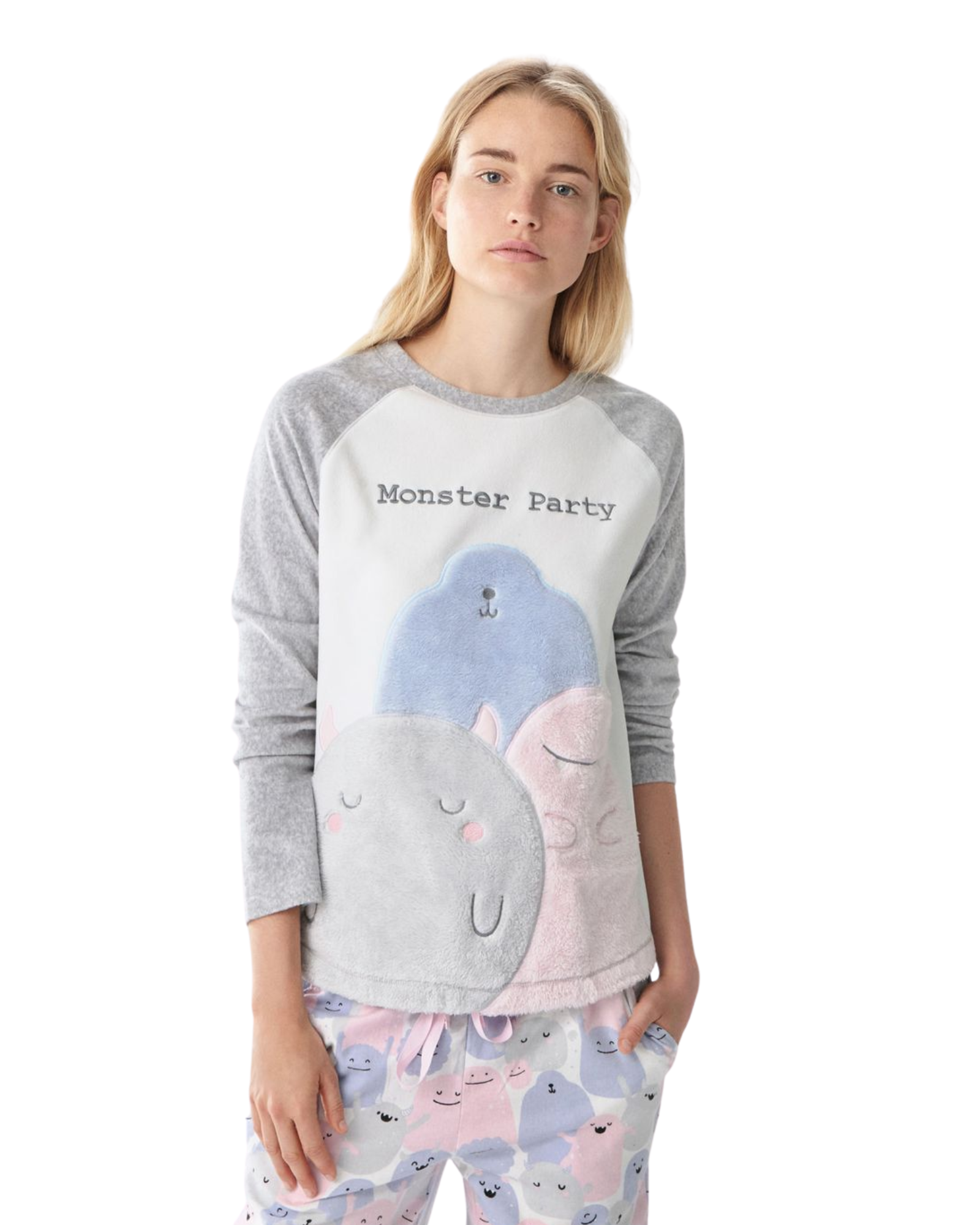 OYSHO - Monster Party Cozy Top
