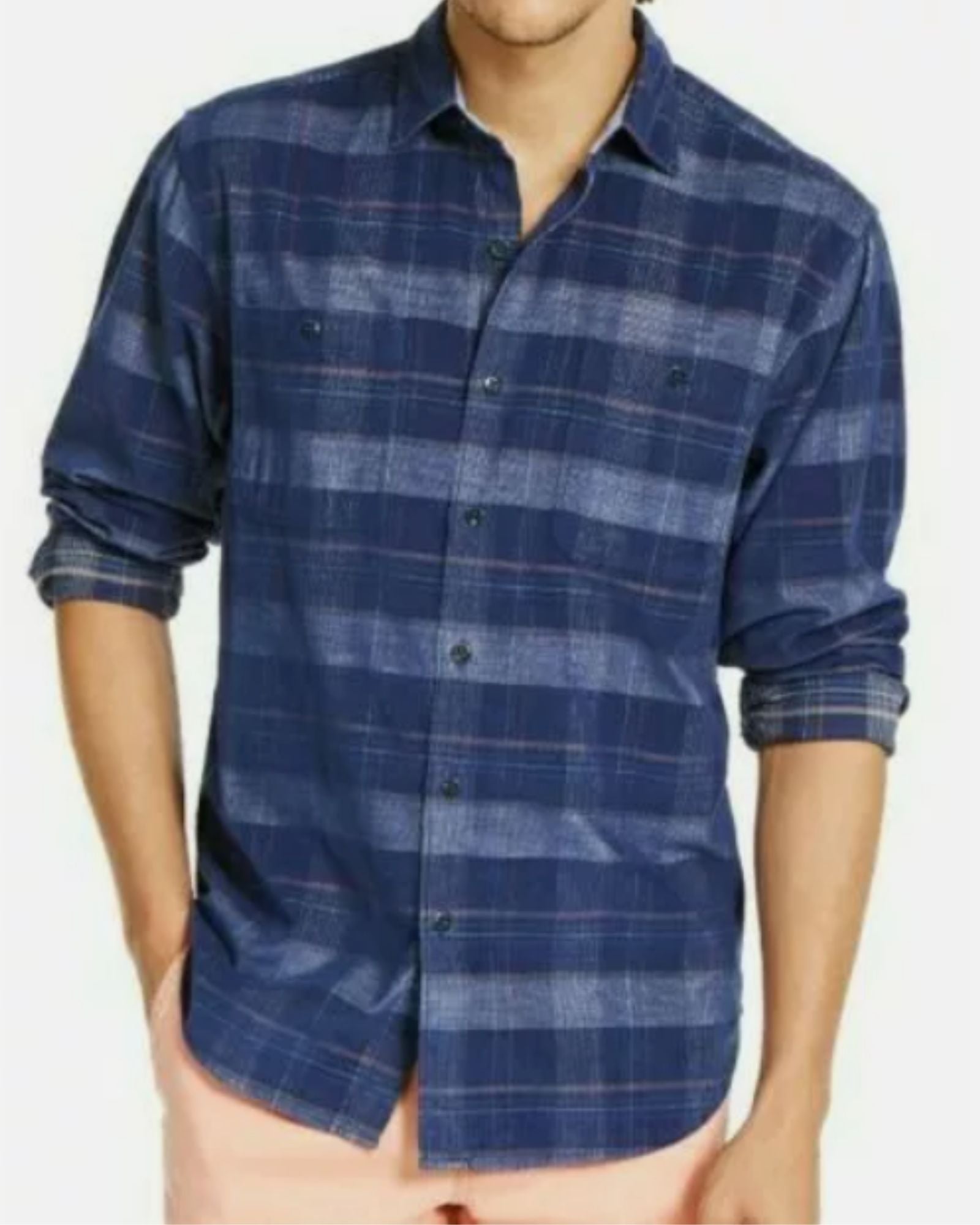TOMMY BAHAMA - Classic-Fit Corduroy Plaid Shirt