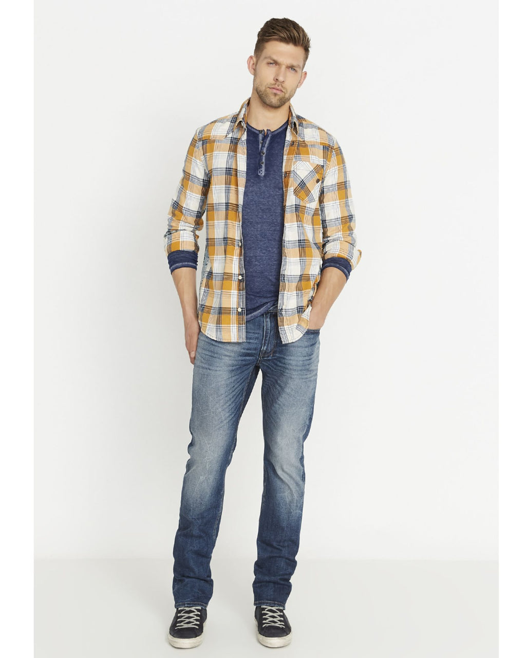 BUFFALO DAVID BITTON - Men Sidax Long Sleeves Shirt