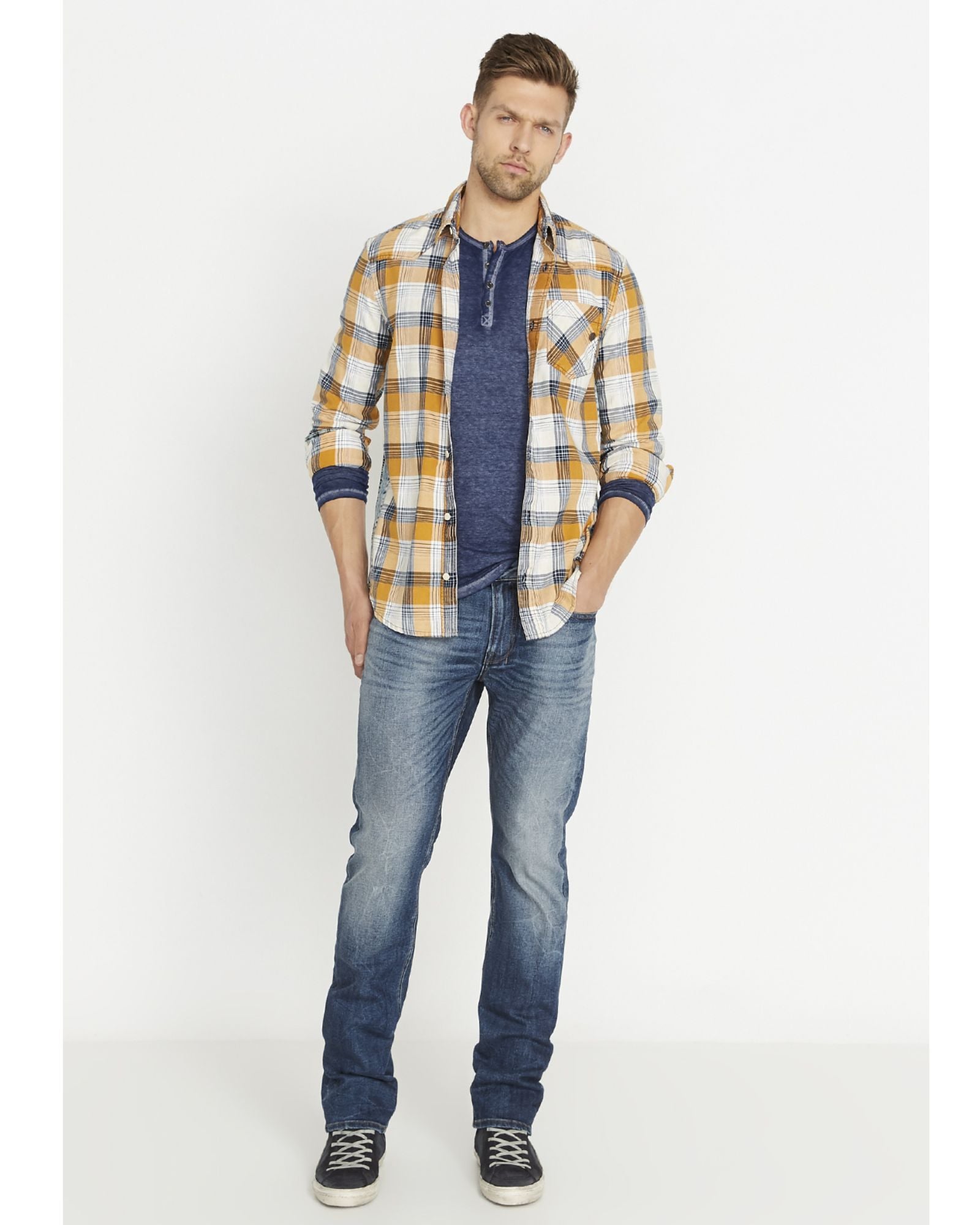 BUFFALO DAVID BITTON - Men Sidax Long Sleeves Shirt