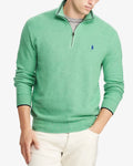 POLO RALPH LAUREN - Mesh Quarter-Zip Sweater