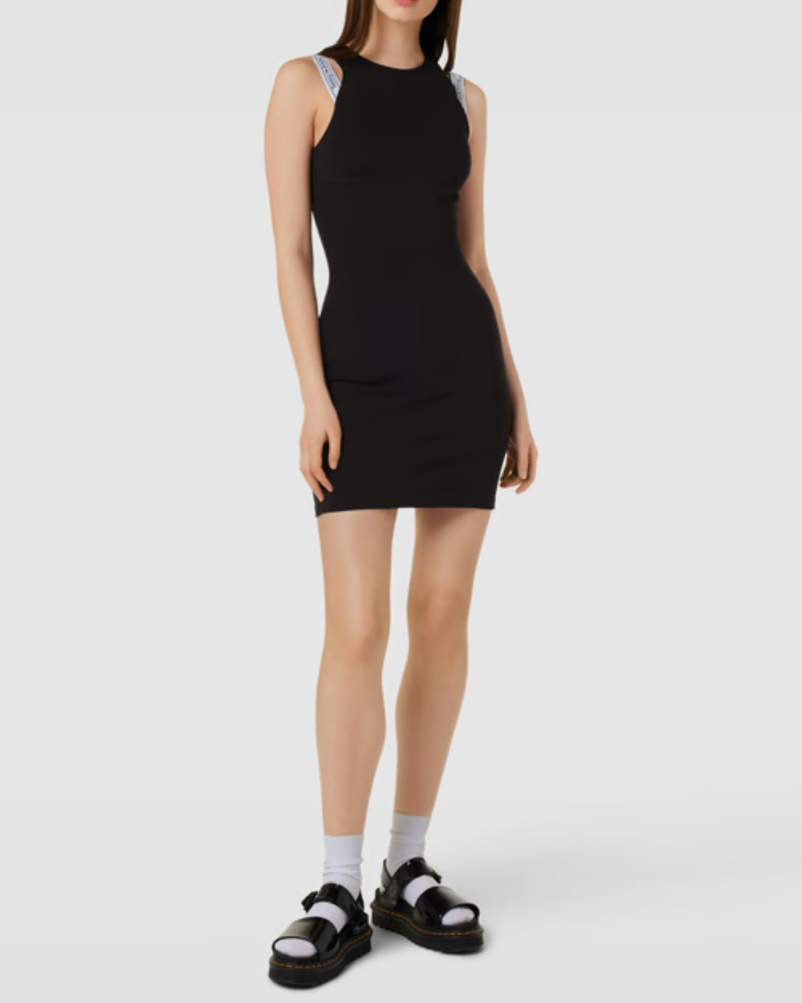 TOMMY JEANS - Women's Tailored Stretch Viscose Bodycon Dress