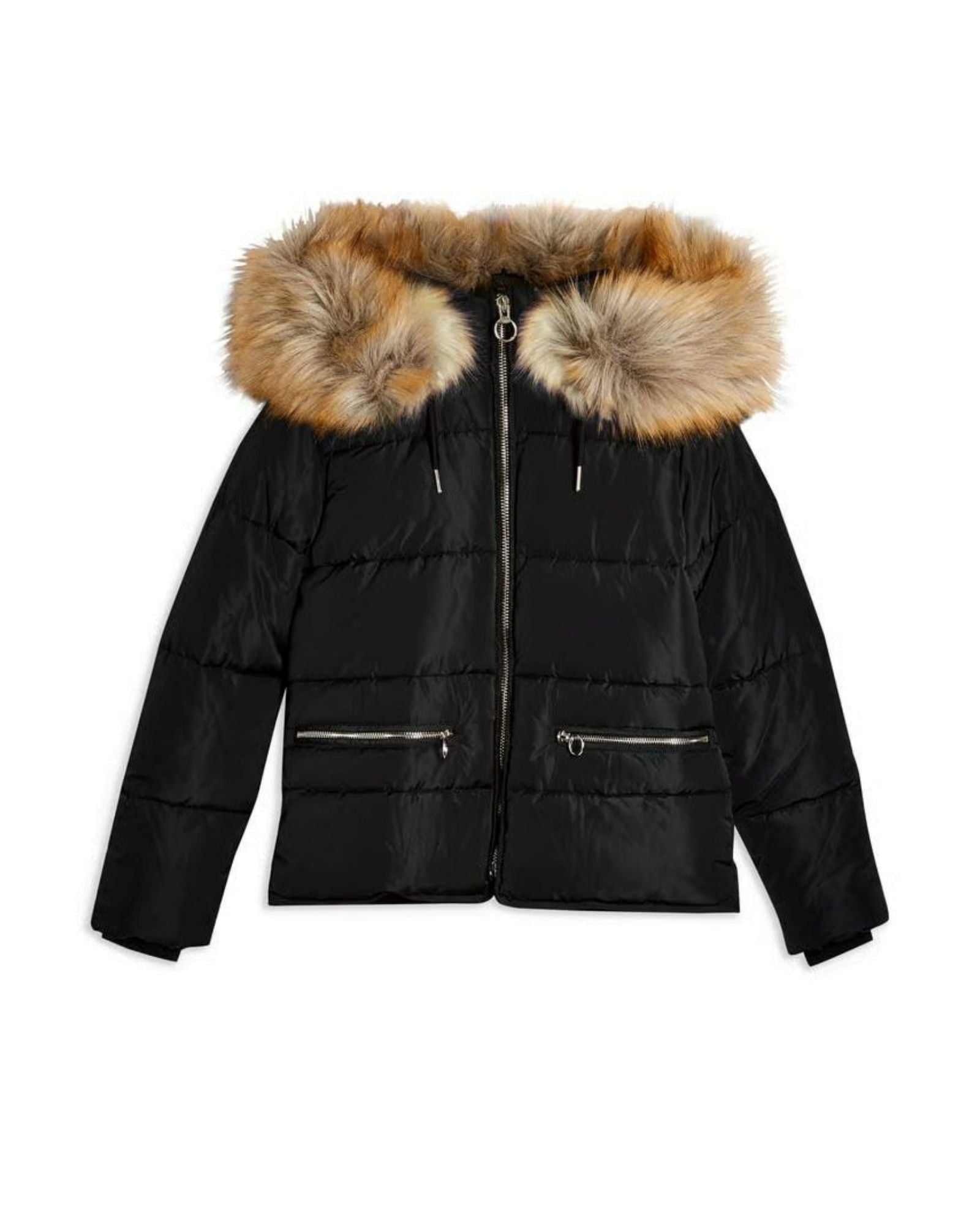 NWT - Faux Fur Puffer Jacket