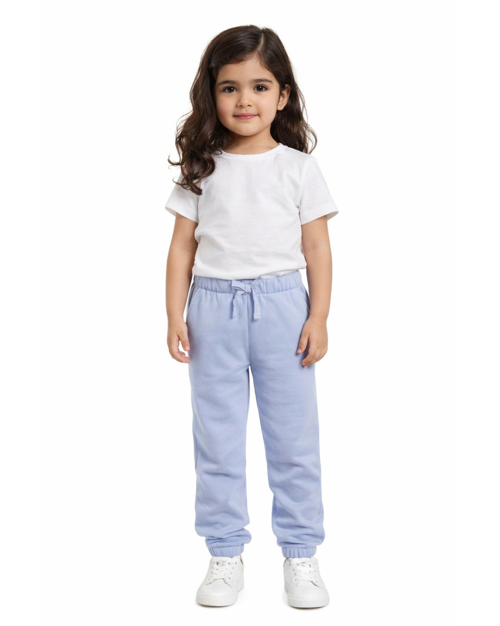 ID IDEOLOGY - Little Girls Fleece Jogger Pants Blue