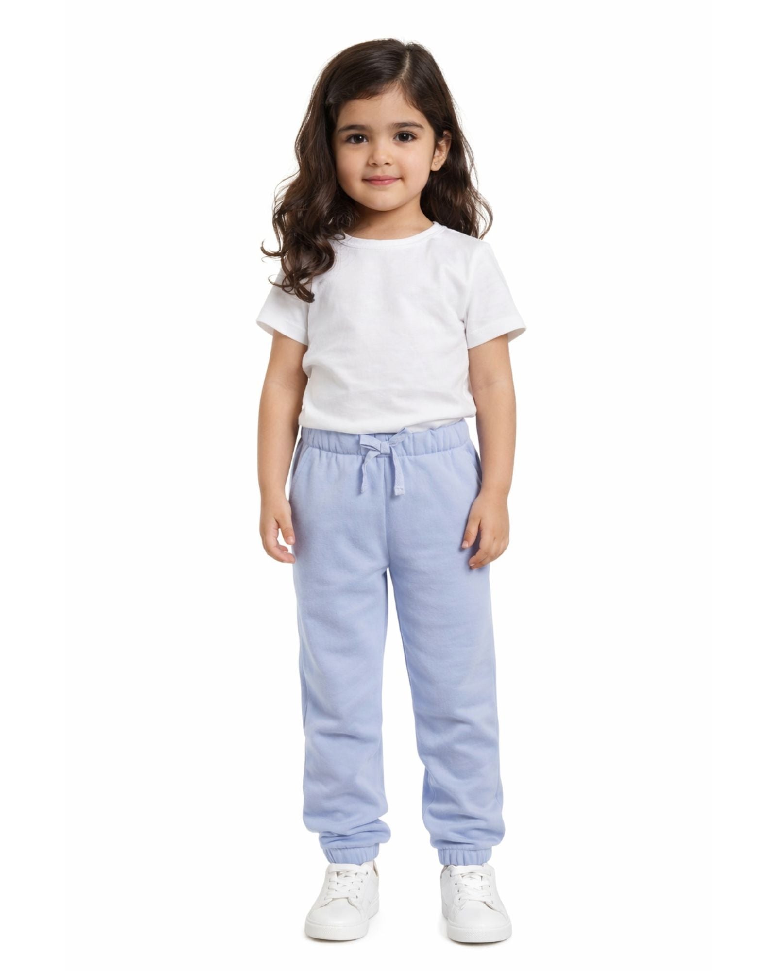 ID IDEOLOGY - Little Girls Fleece Jogger Pants Blue
