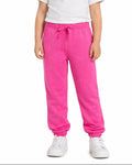 ID IDEOLOGY - Little Girls Fleece Jogger Pants Pink