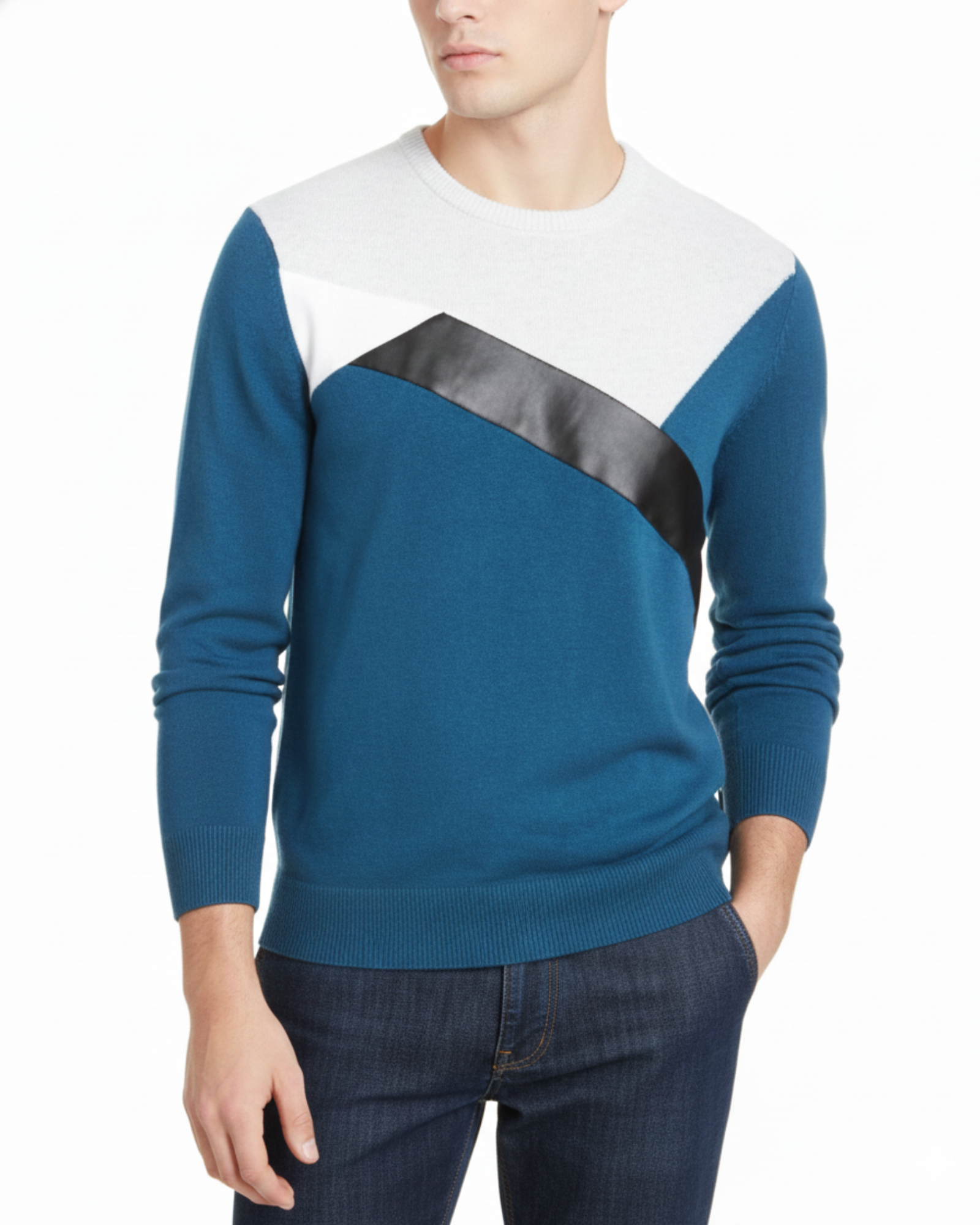 INC International Concepts - Men Colorblocked Sweater