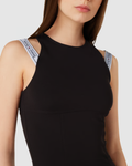 TOMMY JEANS - Women's Tailored Stretch Viscose Bodycon Dress