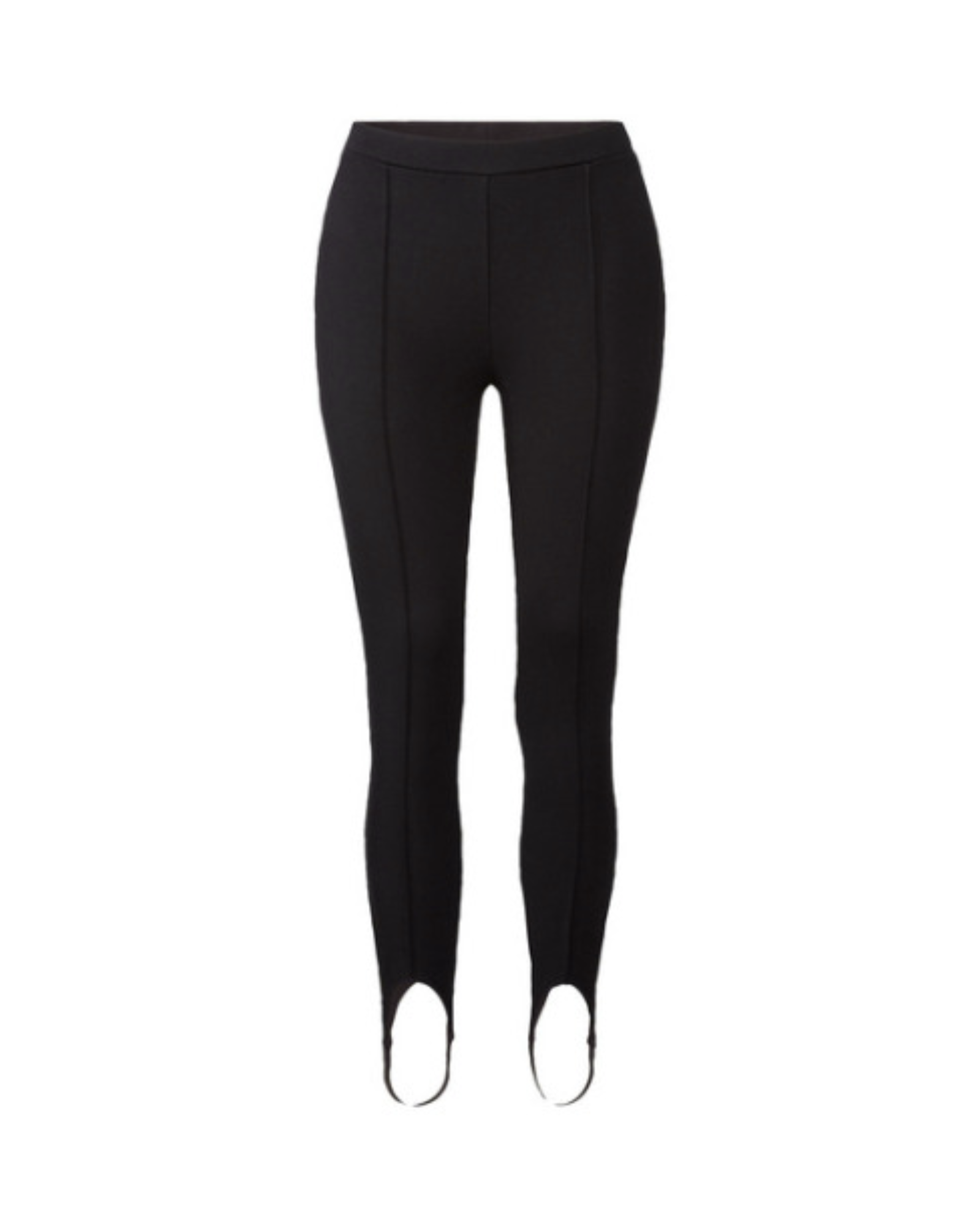 Black leggings on a white background