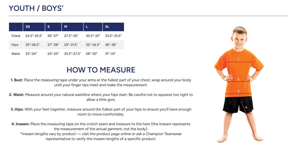 CHAMPION - Boy's Shadow Logo Crew Sweatshirt