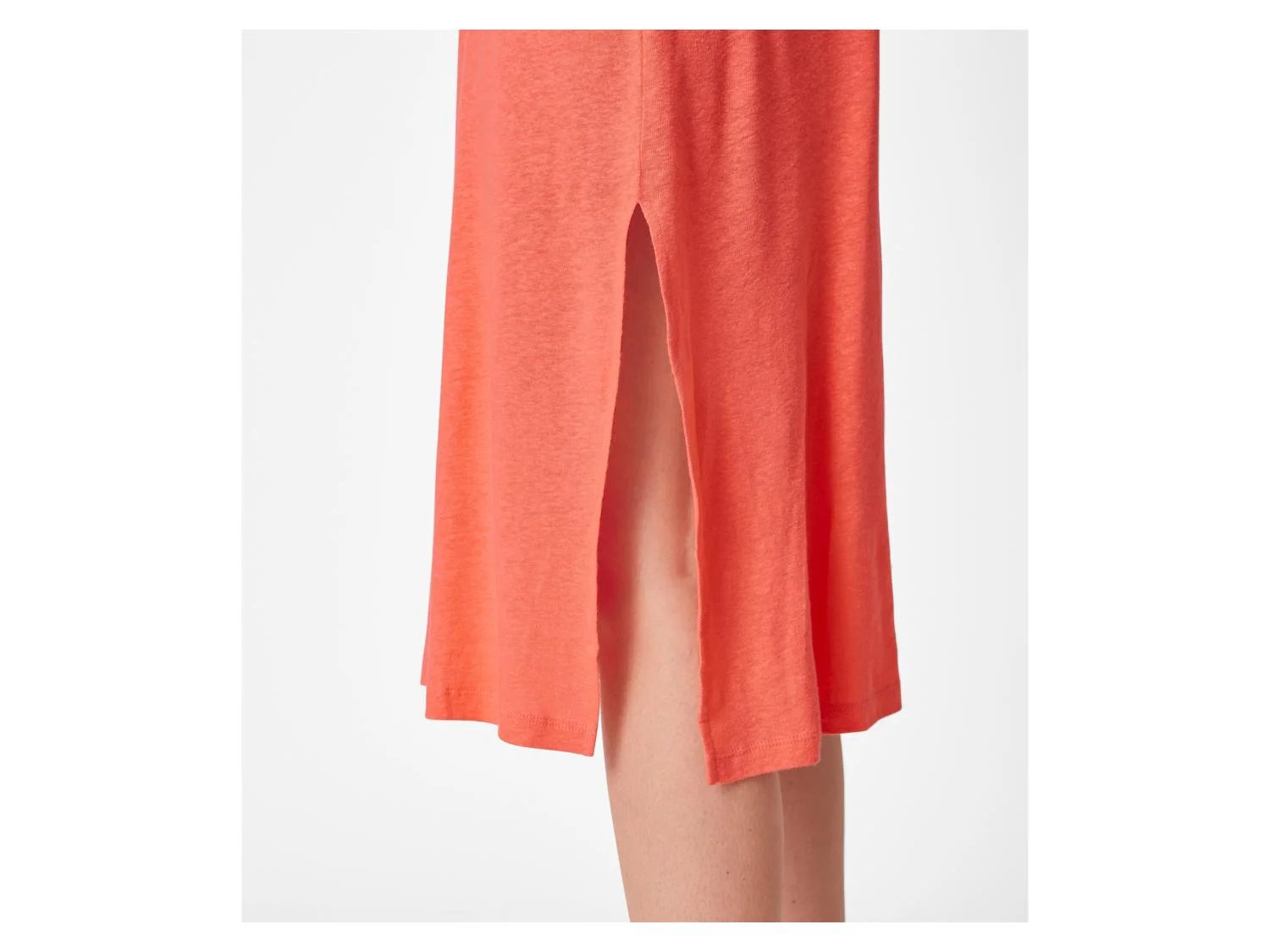 ESMARA - Women’s Midi Linen-Blend Dress