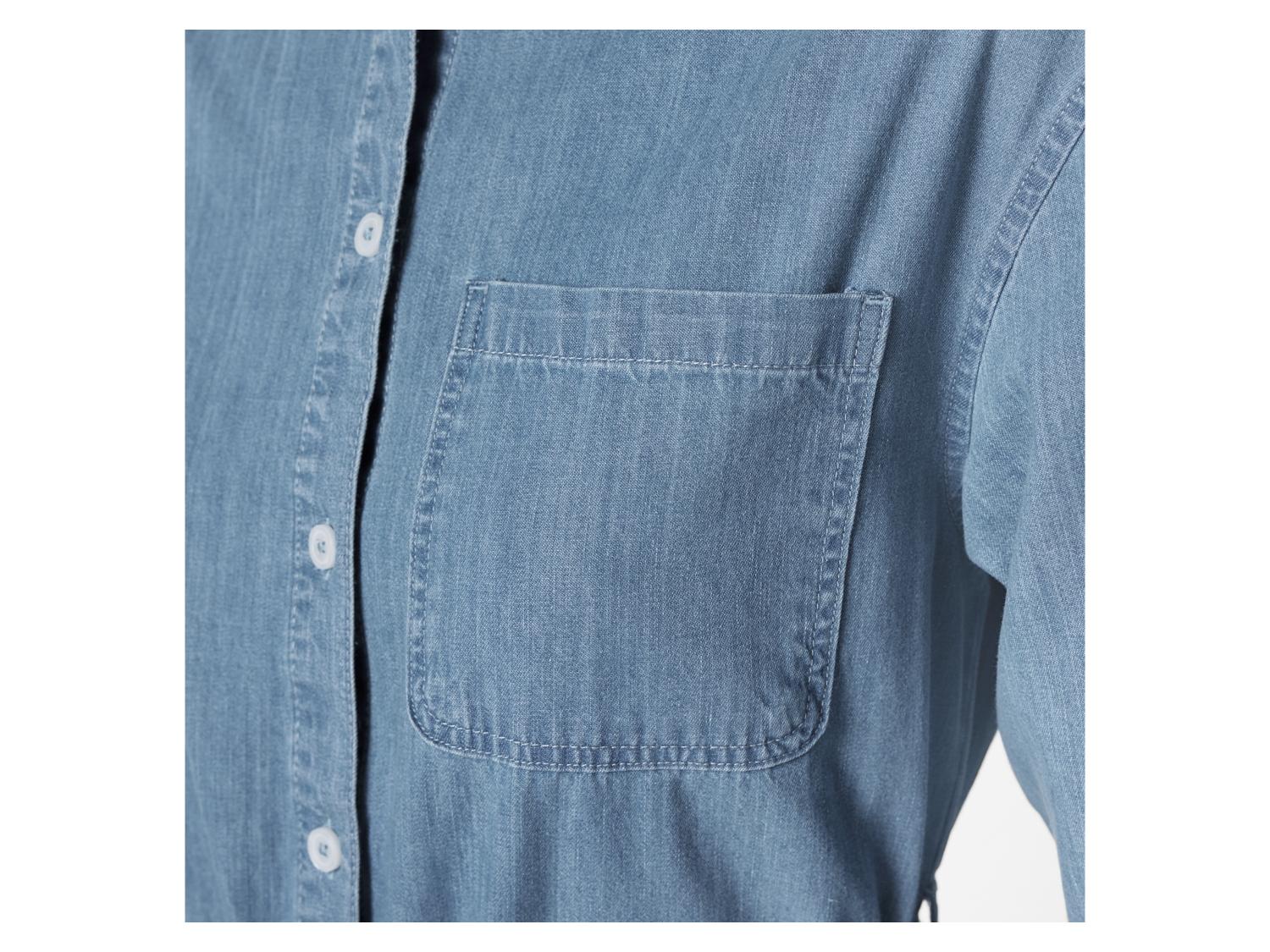 ESMARA - 100% Cotton, Relaxed Fit Shirt Dress