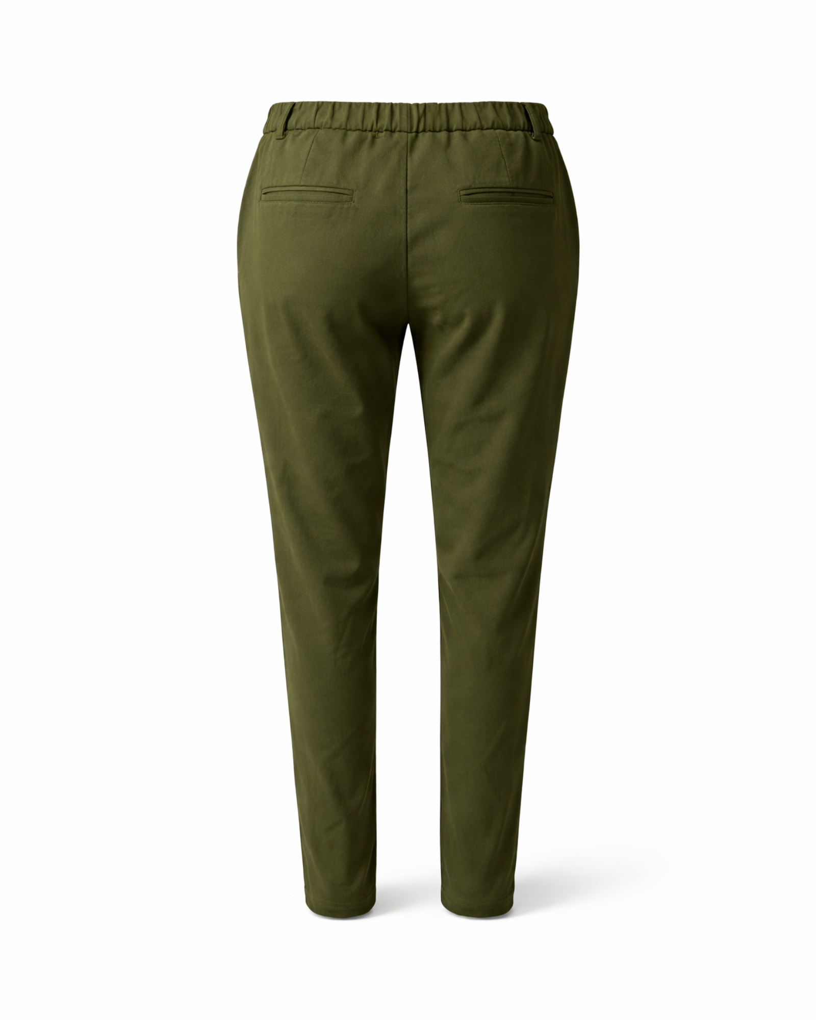 Green pants on a white background