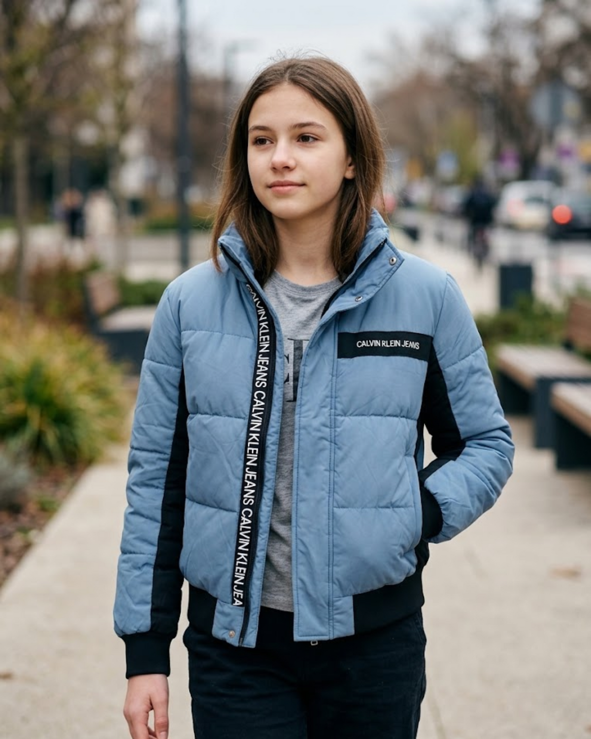 CALVIN KLEIN Jeans - Teen Quilted Puffer Jacket