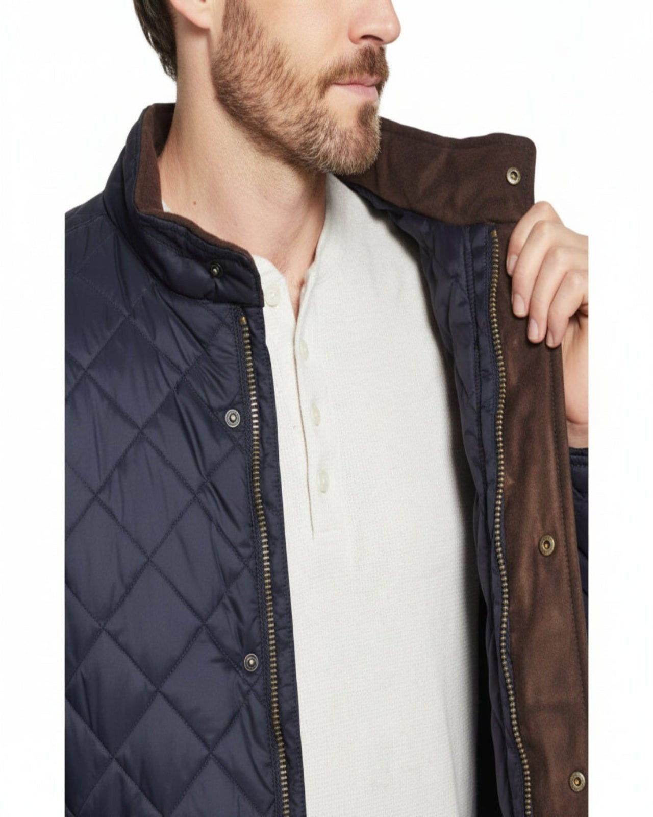 Weatherproof Vintage Men's Diamond Quilted Jacket