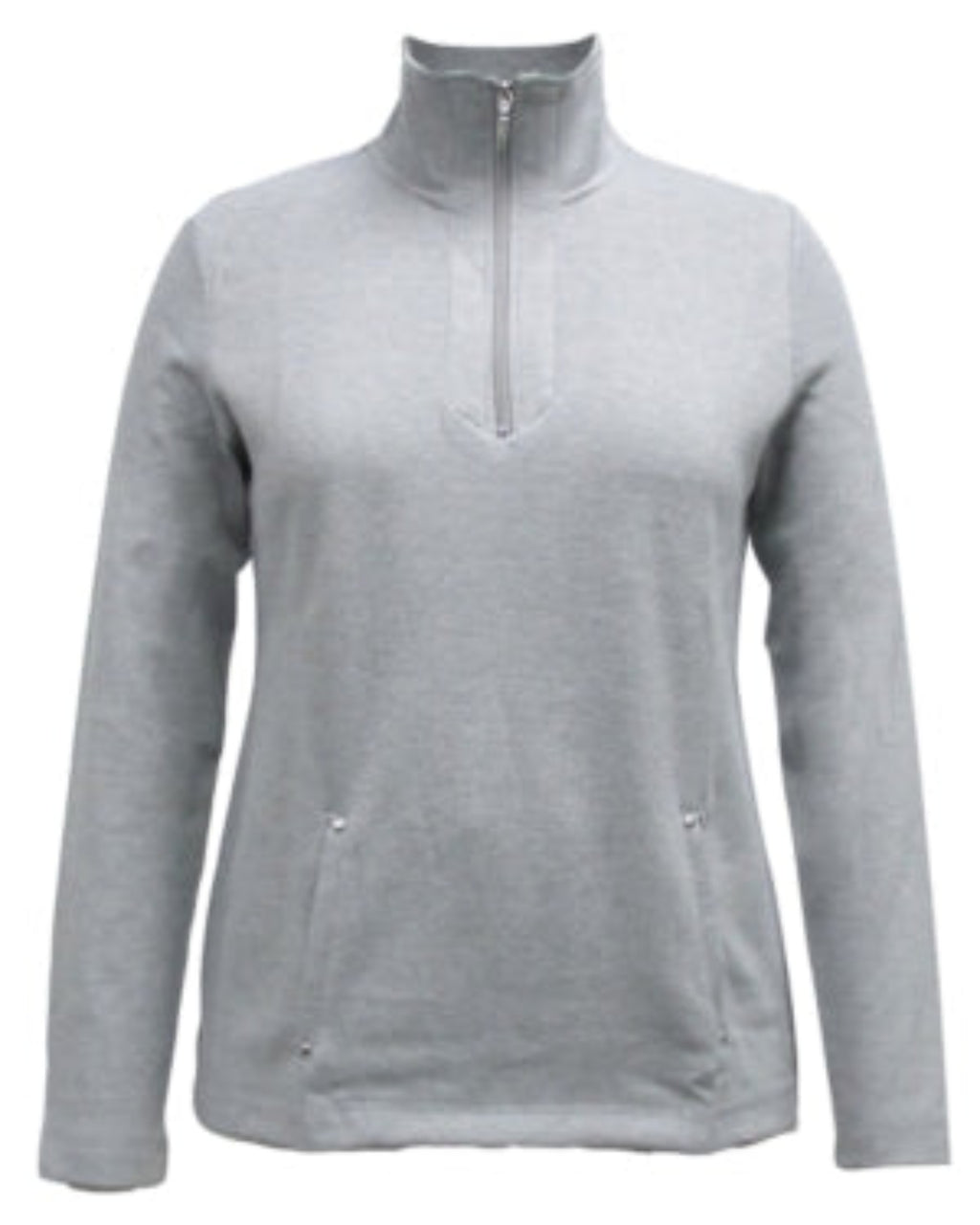 KAREN SCOTT - Half-Zip Sport Sweater