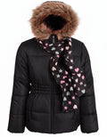 S ROTHSCHILD & CO - Girls Puffer Coat and Scarf set