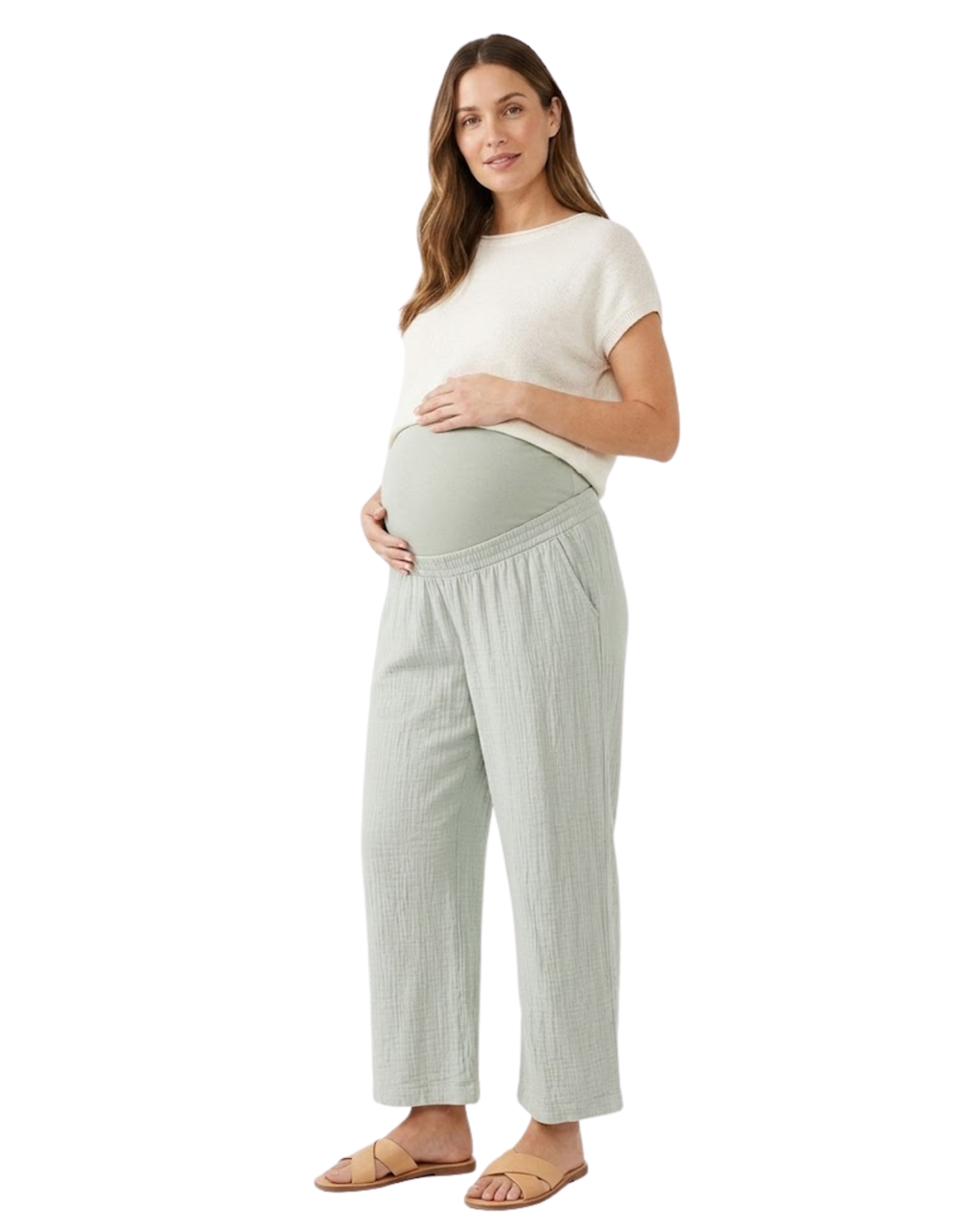 Pregnant Women wearing pregnancy clothes