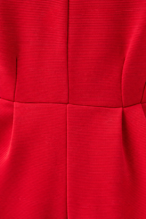 Close-up of a red fabric texture