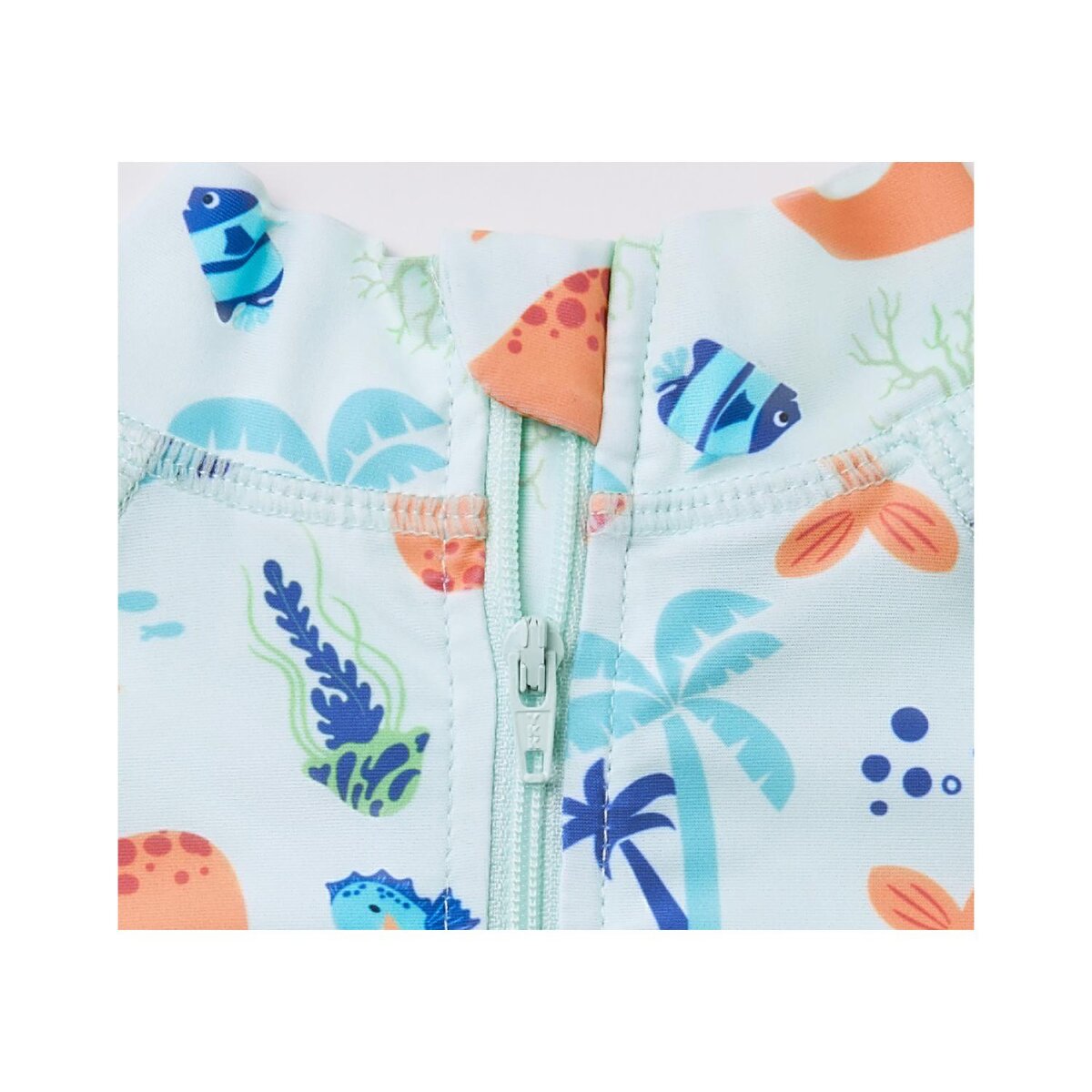 LUPILU - Boys' UV Protection 50+ Whale Print Swimsuit
