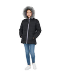 S ROTHSCHILD & CO - Big Girls Charcoal Quilt Puffer Coat