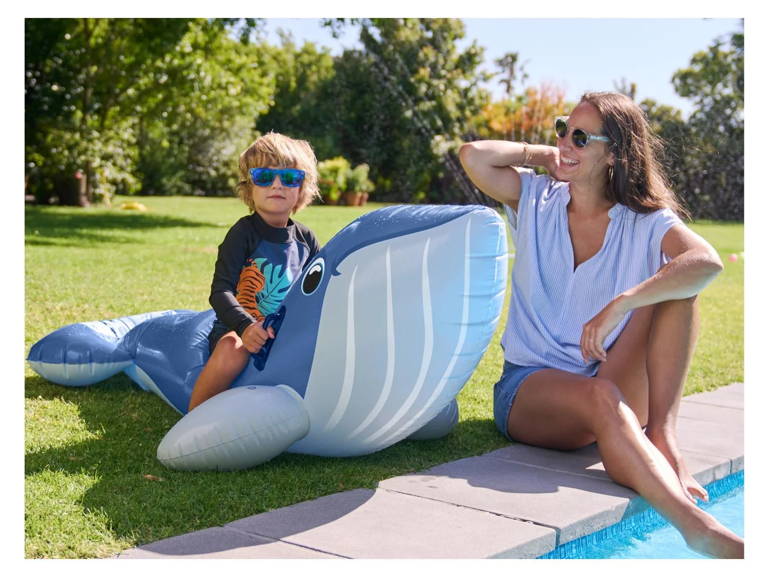 LUPILU - Boys' Tiger Print UV Protection Swim Set