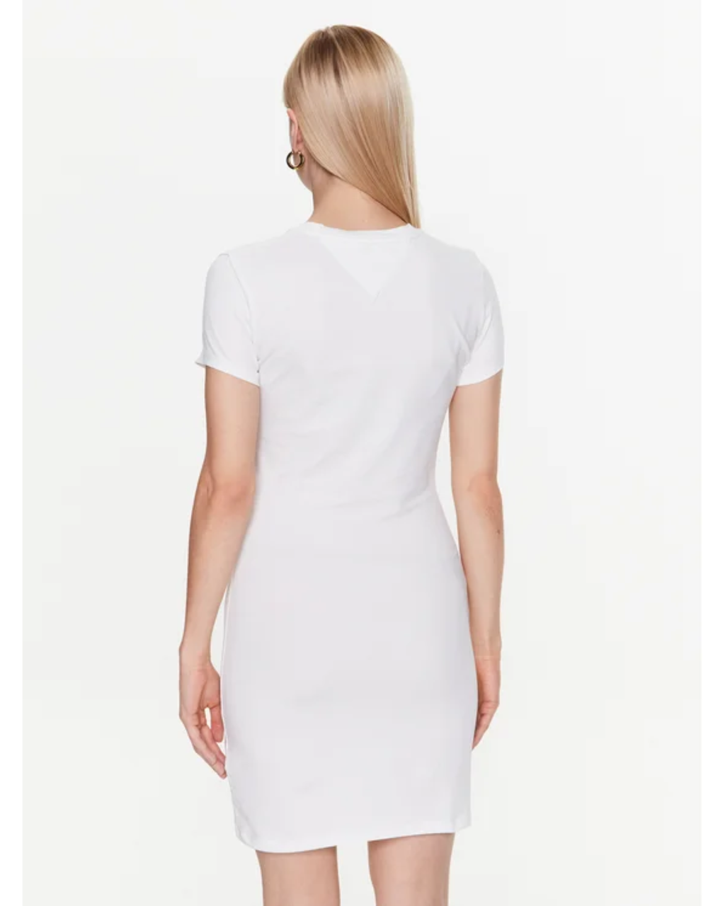 TOMMY JEANS - Fitted Creme White Mini Dress