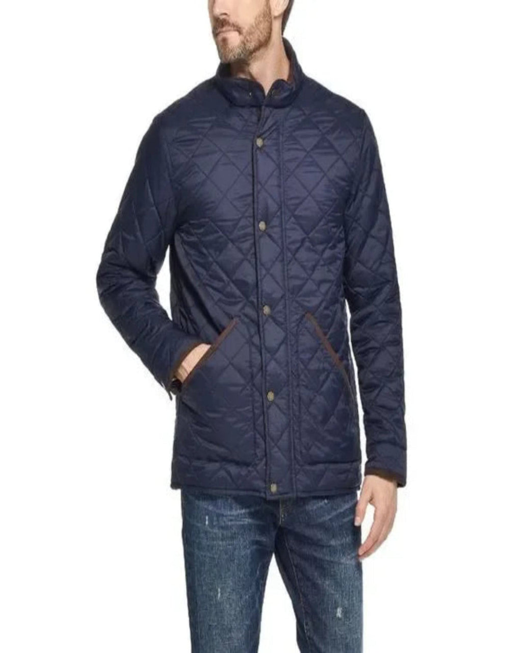 Weatherproof Vintage Men's Diamond Quilted Jacket