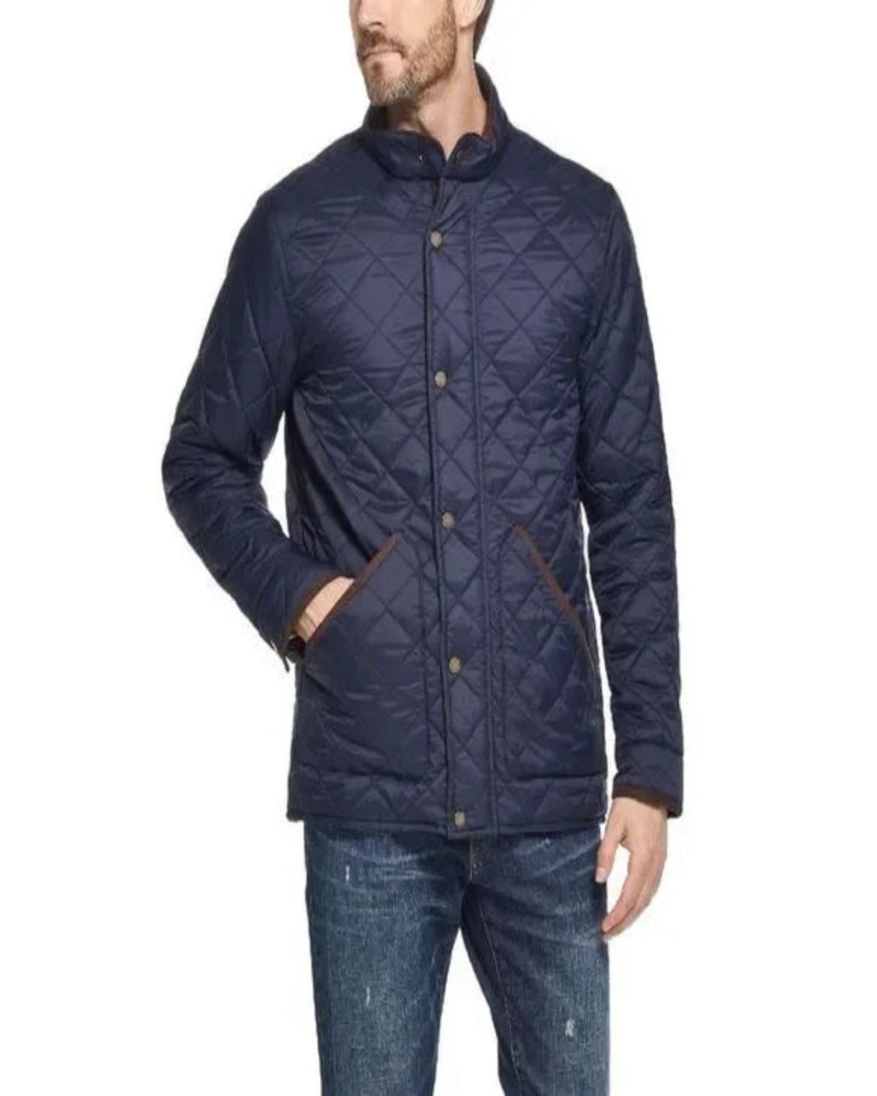 Weatherproof Vintage Men's Diamond Quilted Jacket