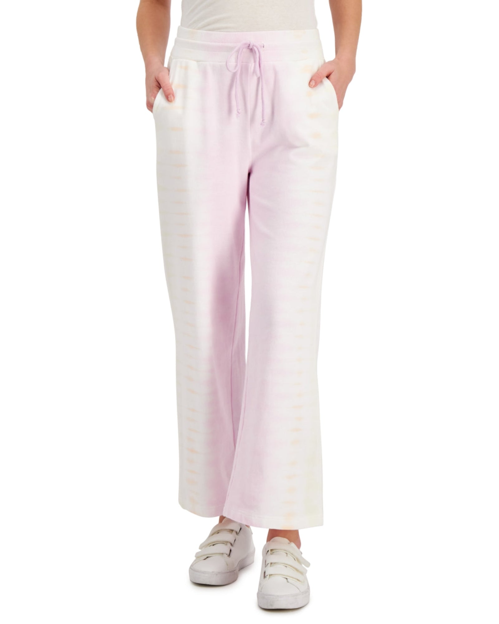 STYLE & CO - Tie-Dye Wide-Leg Sweatpants