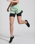 CRIVIT - 2-in-1 Design High-Performance Athletic Shorts with Internal Compression