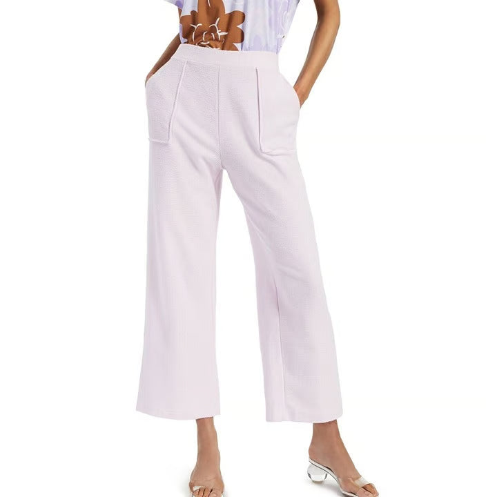 ALFANI - Modern Lounge Wide-Leg Pants Lavender Rain Pink