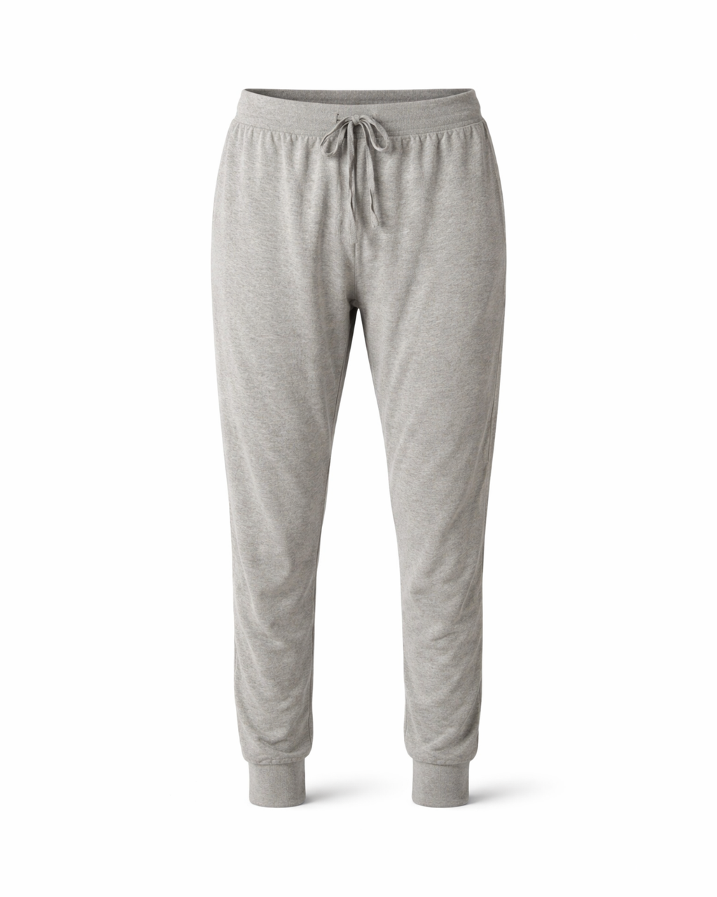 Gray sweatpants on a white background