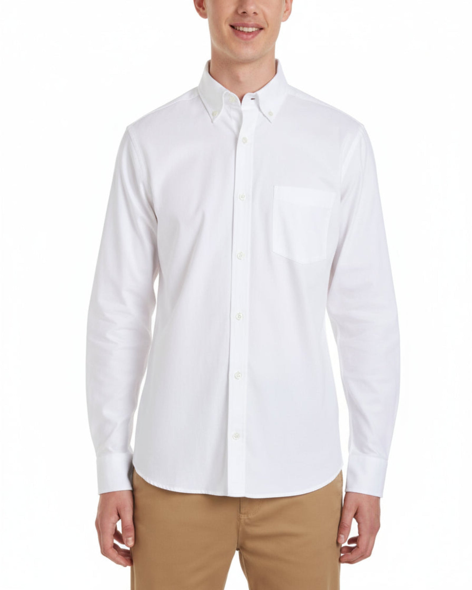 NAUTICA - Young Men's Oxford Long Sleeve Shirt